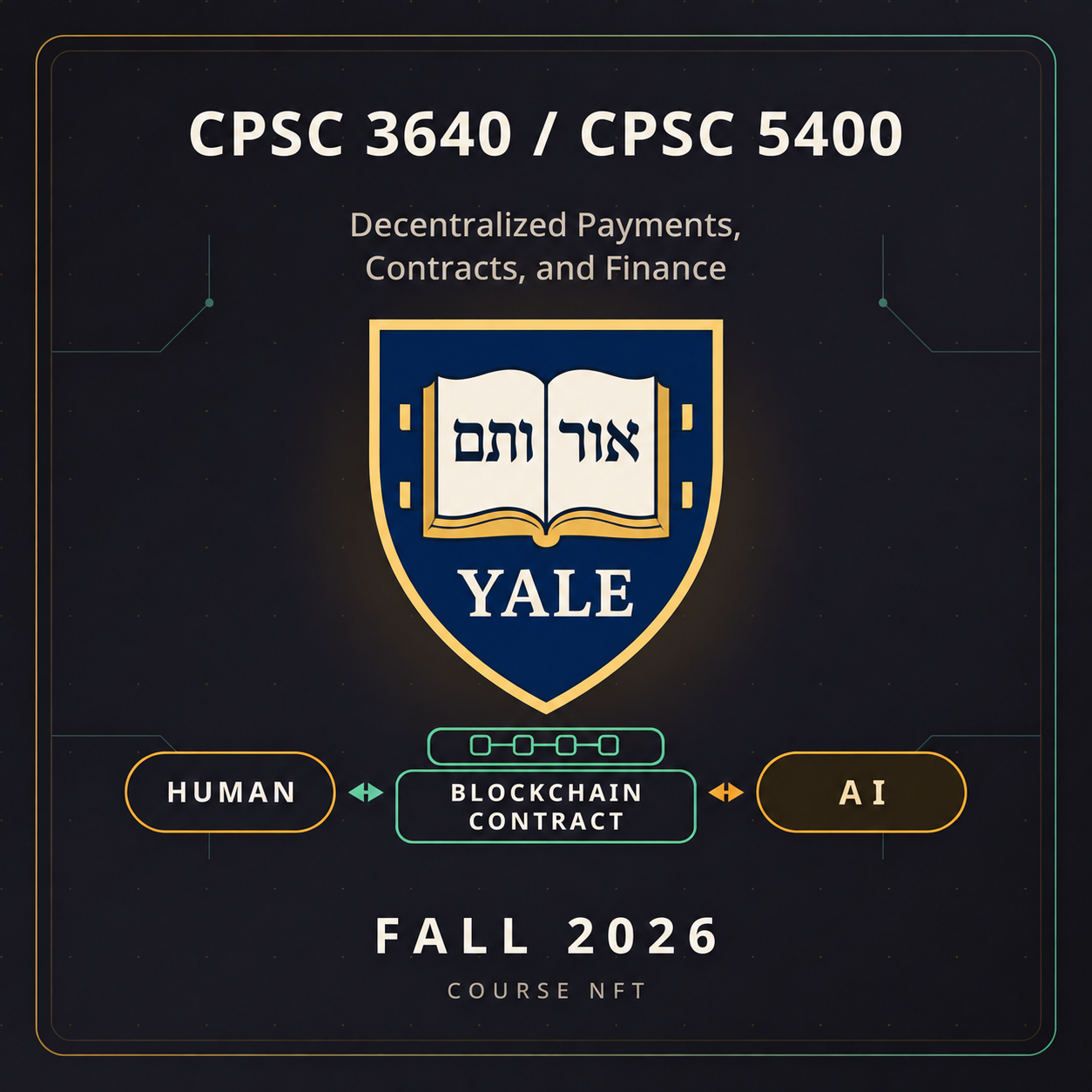 Yale-themed NFT design 4